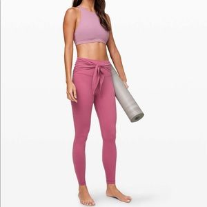 Lululemon Align  28” Wrap Waist in Moss Rose
